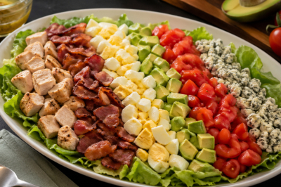 Когда надоел оливье: готовлю полосатый &laquo;Кобб&raquo; &mdash; классика американской кухни с захватывающим вкусом