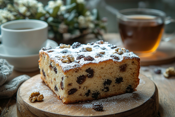 Готовлю кекс &laquo;Лещина&raquo;, который пахнет детством: масло, ваниль, изюм. Посыпаю орехами &mdash; и в духовку. Вкуснятина!