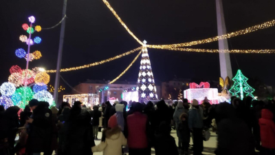 В Караганде дан старт новогодним праздникам