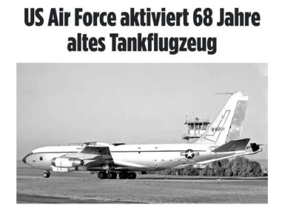 Bild: США теряют KC-135 &mdash; в ход пошли музейные самолёты с авиабазы Дэвис-Монтан