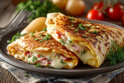 Вместо омлета разбиваю яйцо на лаваш и жарю: завтрак, для которого не нужно уметь готовить