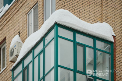 В Казани очистили 94% скатных крыш от снега