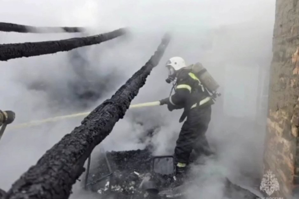 В Татарстане при пожаре в частном доме погибли мужчина и подросток