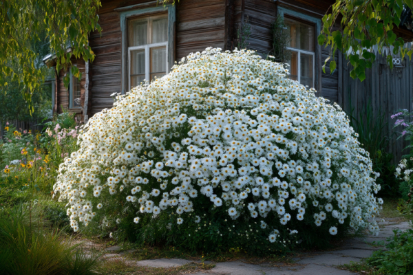 Никакой возни, а красота неземная: белое облако с сотней цветков, от которого не оторвать взгляд