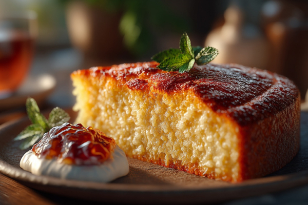 Ленивый рецепт манника на кефире без хлопот