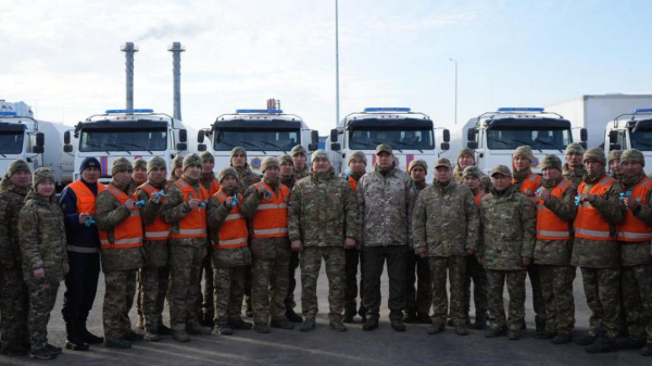 Военнослужащие МЧС Казахстана получили новые автомобили для оперативного реагирования