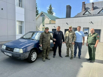 Высокогорский район передал бойцам СВО очередной автомобиль